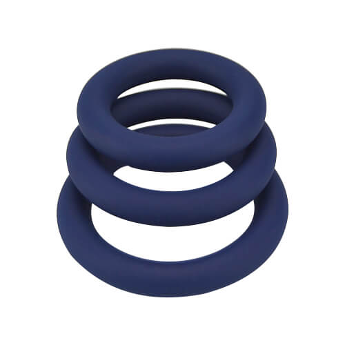 loving joy thick silicone cock rings 3 pack