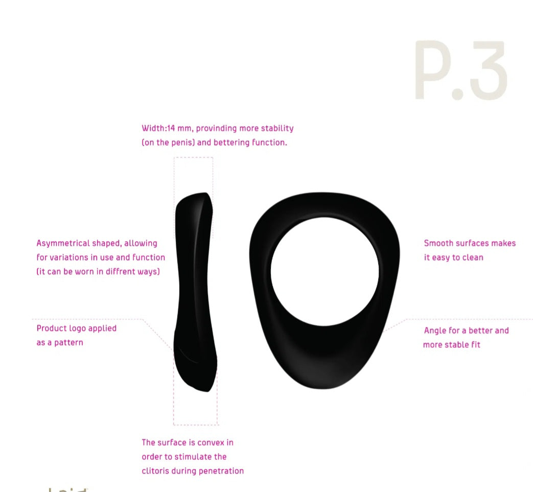 Laid p.3 silicone cock ring