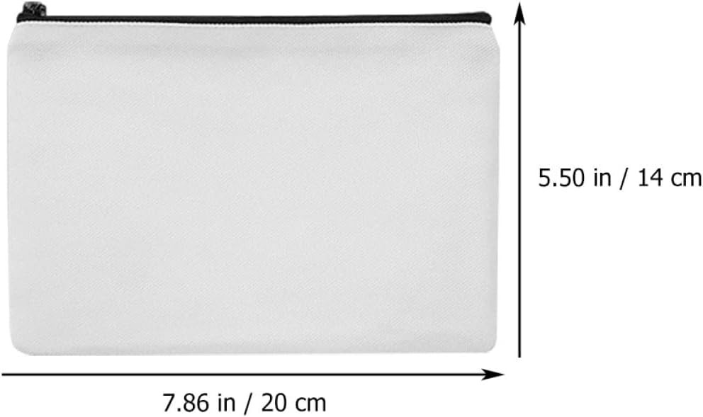 Canvas Pencil Case or Makeup Bag Set