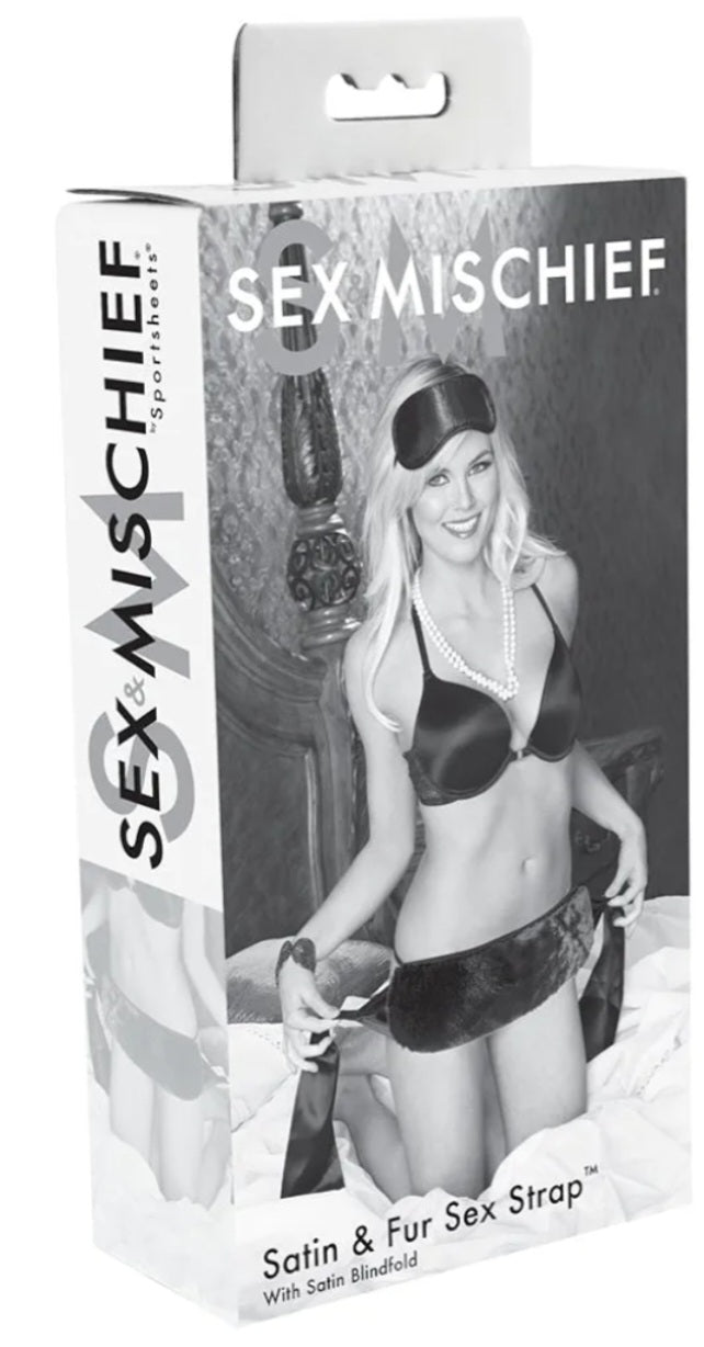 S&M blind fold &sex strap