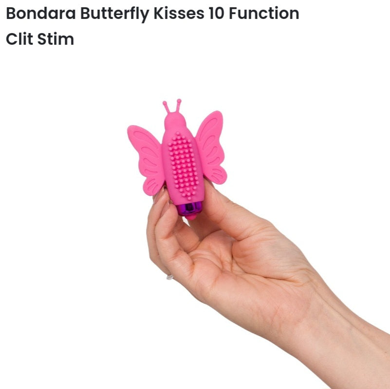 Butterfly kisses 10 function clit stimulator