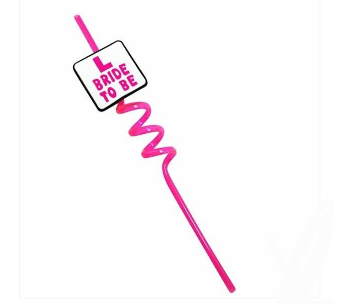 AL bride to Be reusable curly straw reduced was £1.99 now £0.99