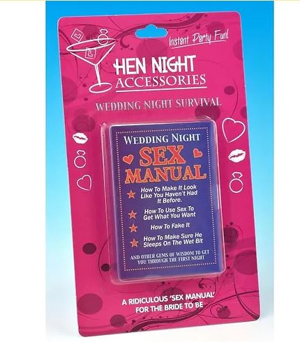 Hen Night - Wedding Sex Manual reduced was £1.50 now £0.99
