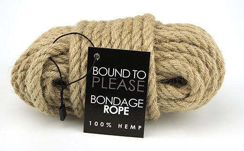 Bound to please bondage rope hemp