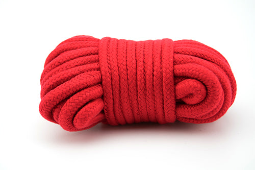 Bound to please bondage rope red
