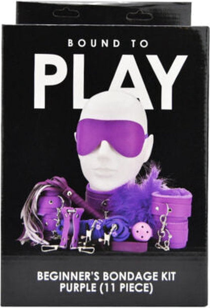 Bound to play bondage kit purple (11 piece)