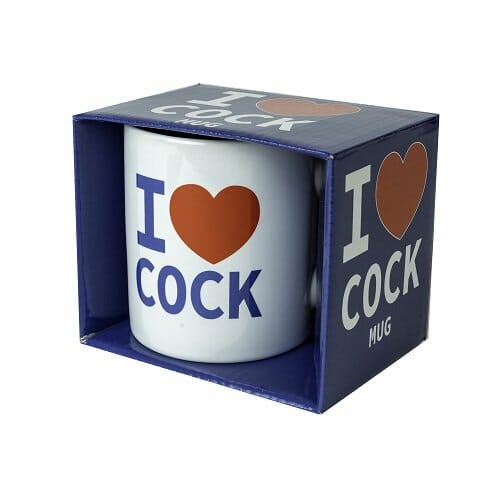 I love cock mug