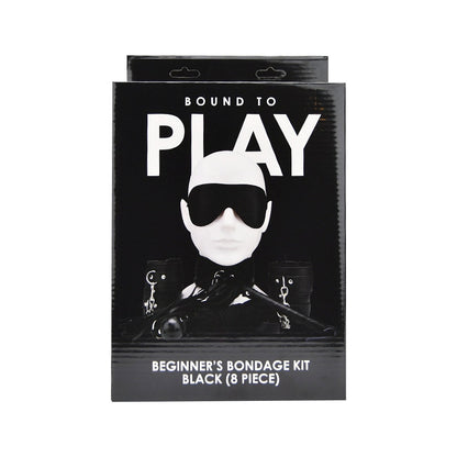 Bound to Play Beginner’s Bondage Kit Black (8 Piece)