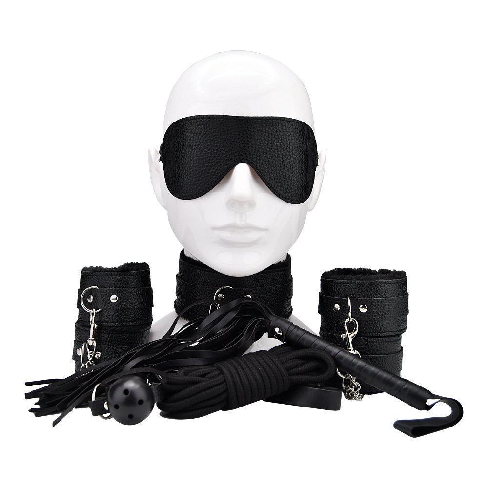 *No box Reduced* Bound to play beginner's bondage kit black (8 piece)