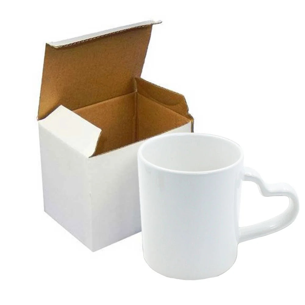 Mug with Heart shaped handle