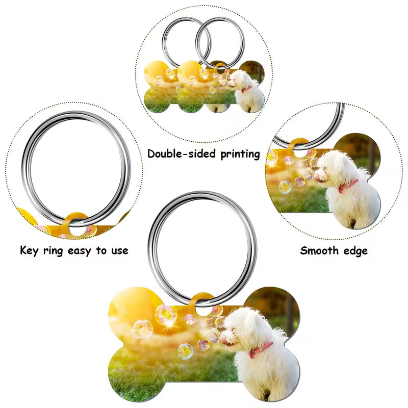 Dog Tag Bone-Shaped