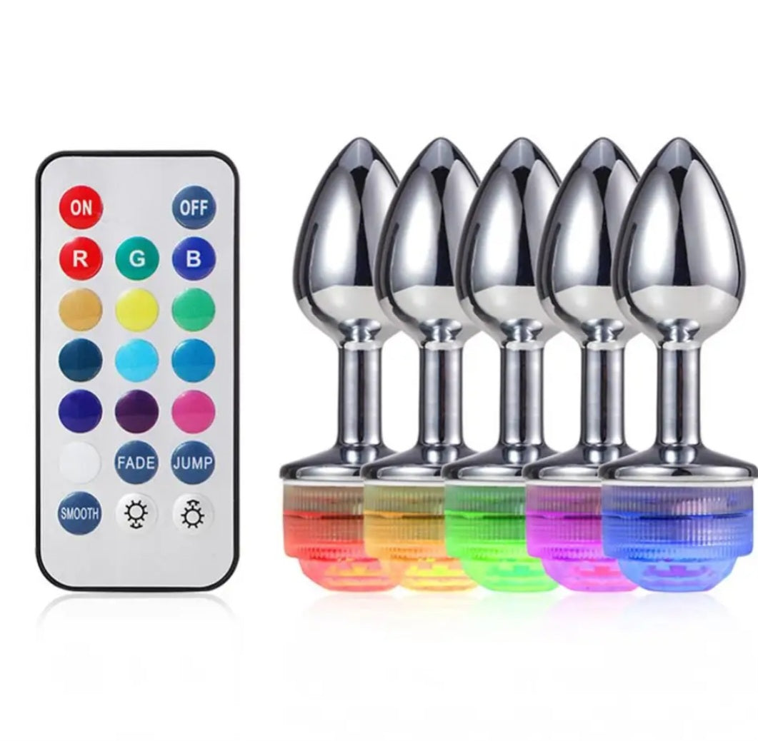 remote control light butt plug