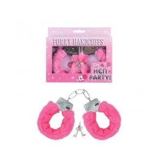 PINK FUR HANCUFFS