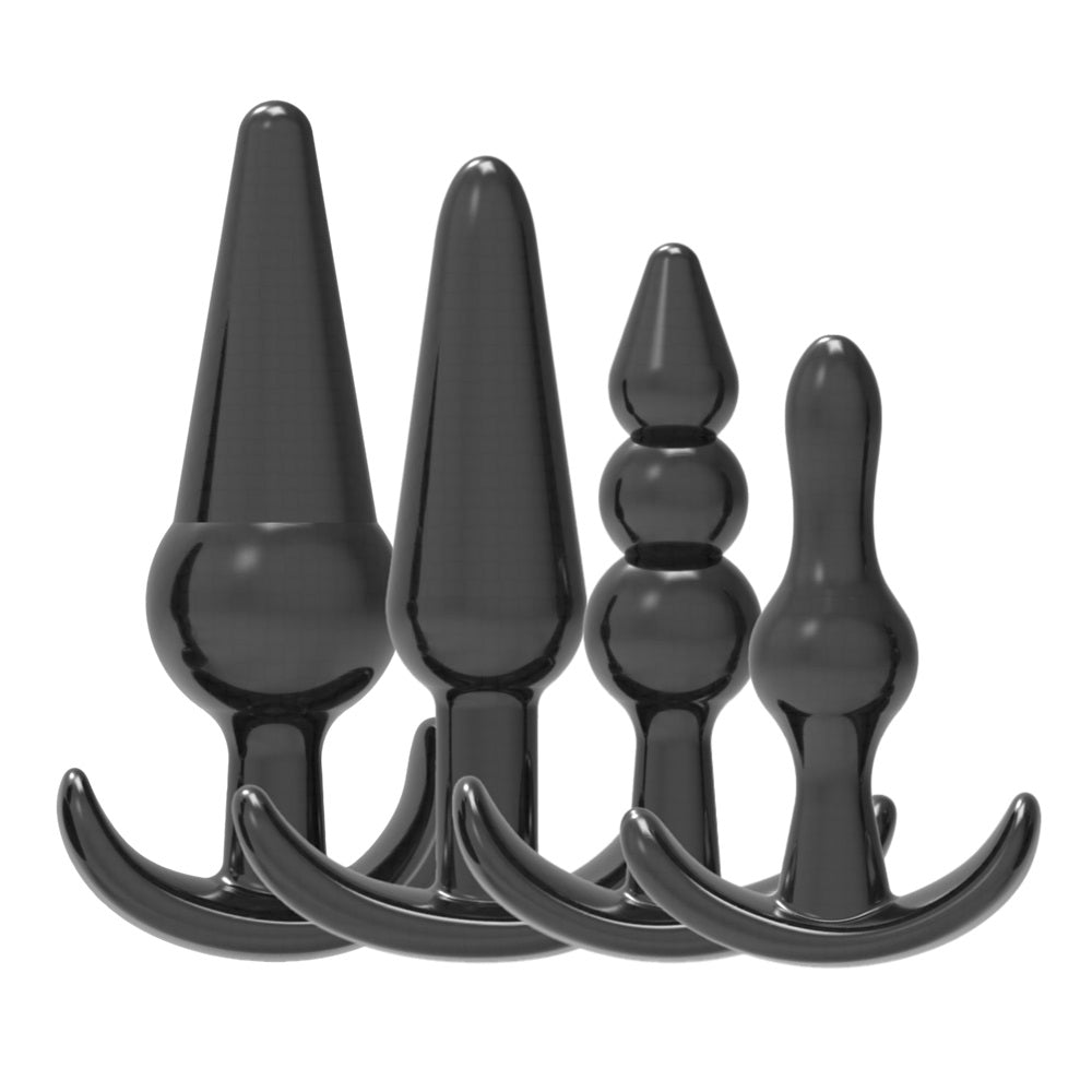 Loving joy butt plug training kit black