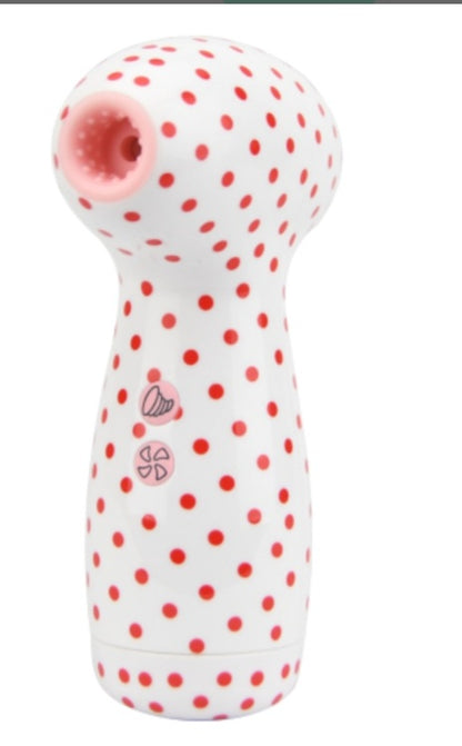 Loving joy 2 in 1 suction vibrator
