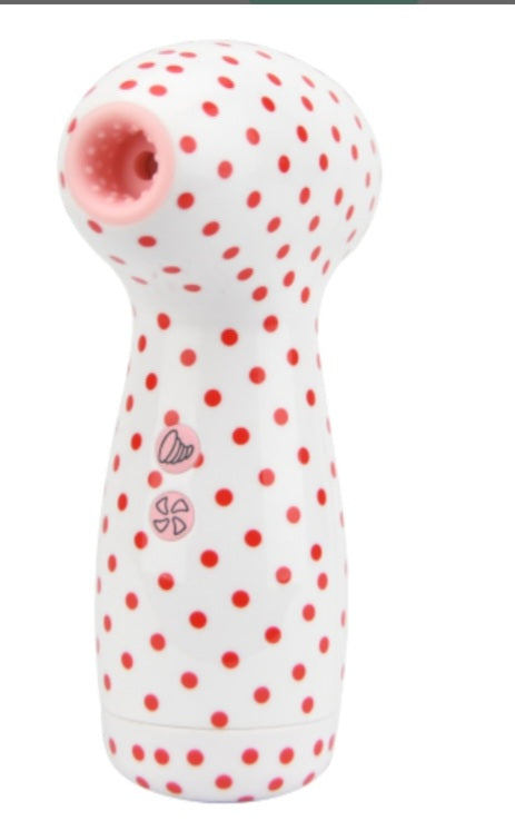 Loving joy 2 in 1 suction vibrator