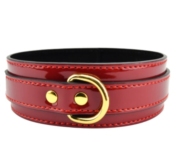 Bound to please red collar