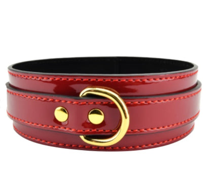 Bound to please red collar