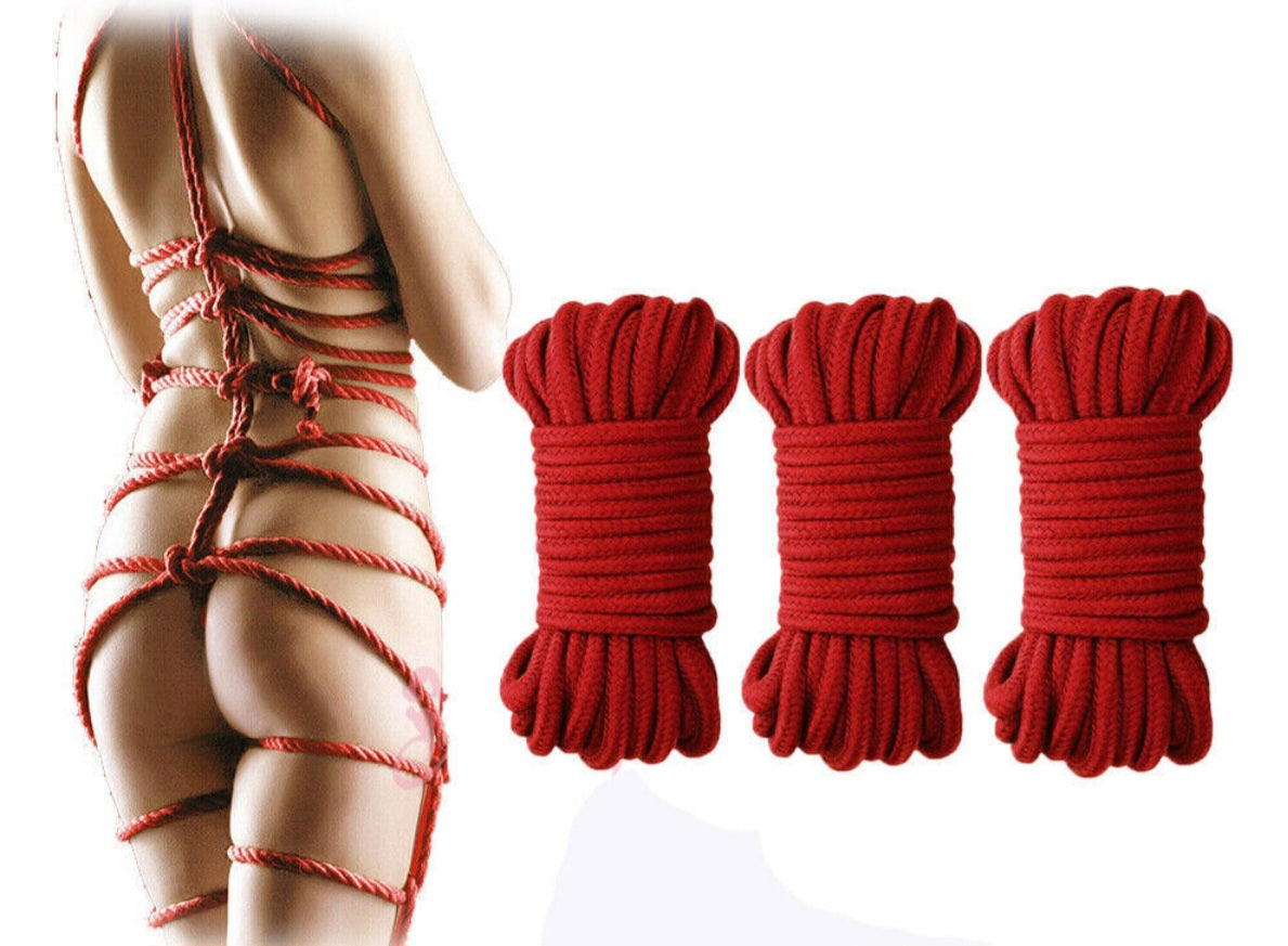Bandaged rope 20 meters red