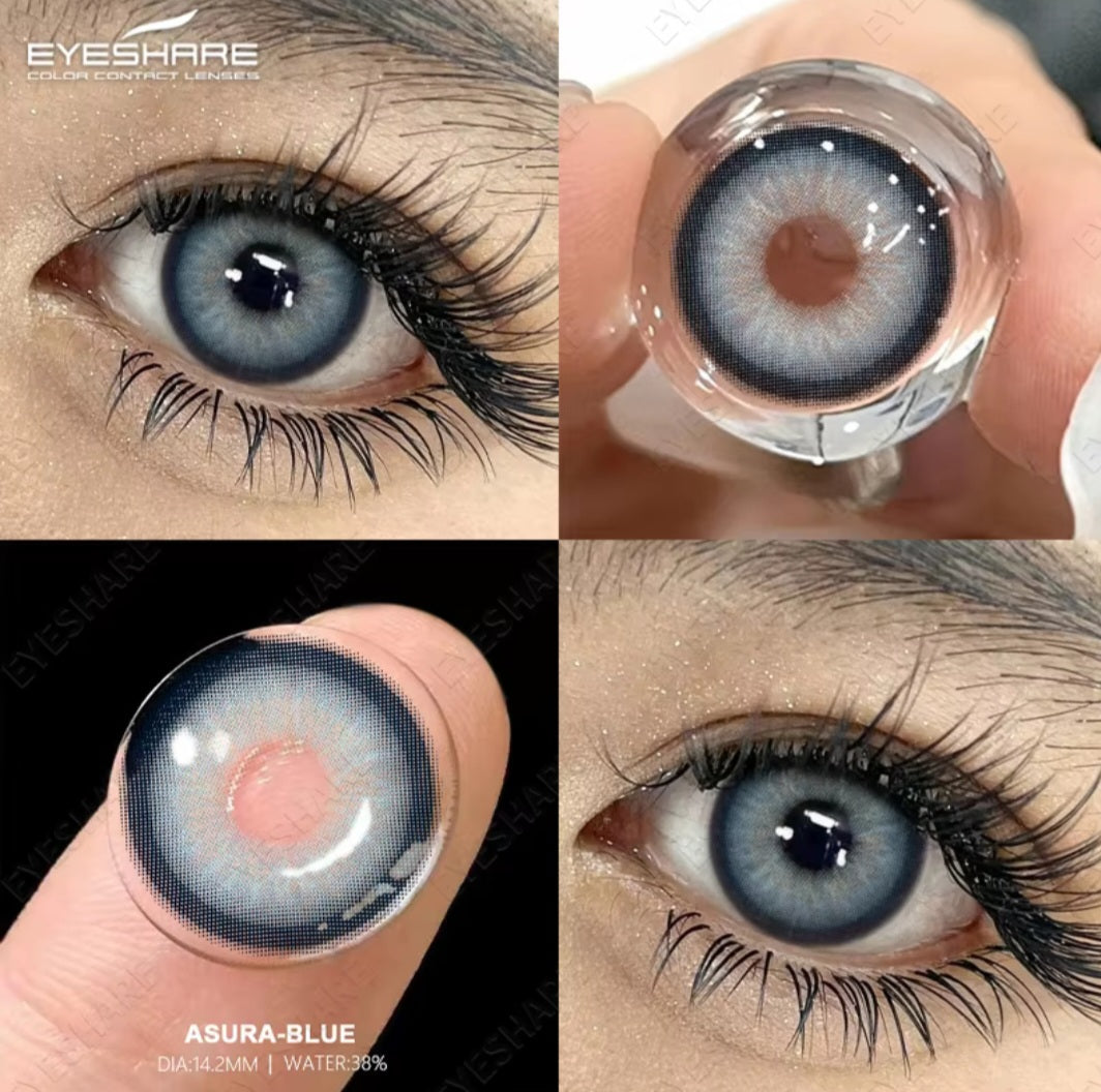 Assurance blue contact lenses