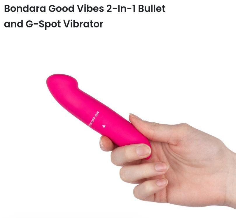 2-in-1 bullet G-spot Vibrator pink