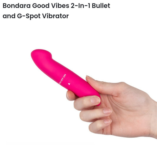 2-in-1 bullet G-spot Vibrator pink