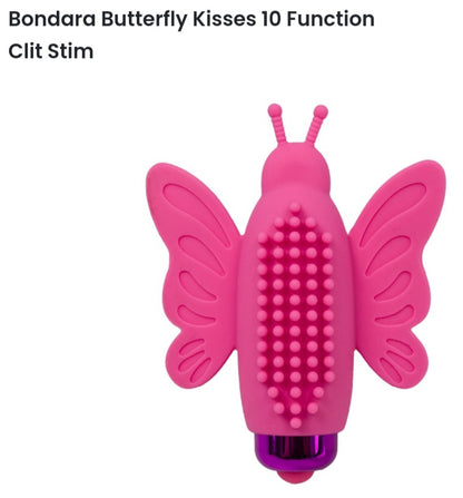 Butterfly kisses 10 function clit stimulator