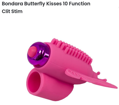 Butterfly kisses 10 function clit stimulator