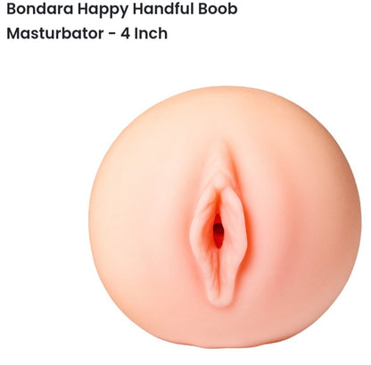 Happy handful boob masturbator