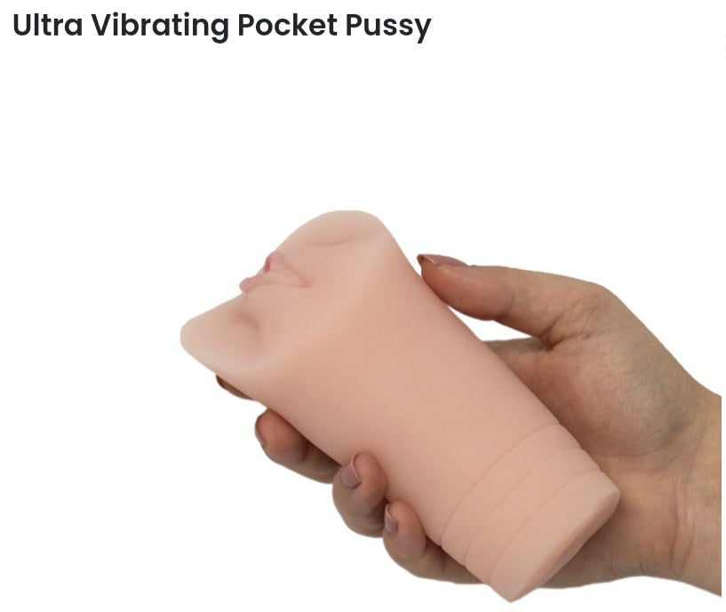 Ultra vibrating pocket pussy