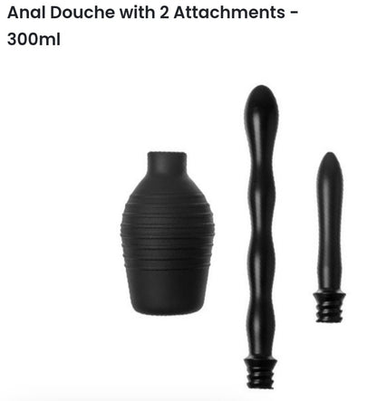 Anal douche 2 attachments 300ml