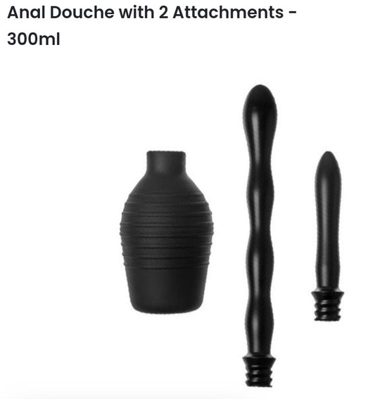 Anal douche 2 attachments 300ml