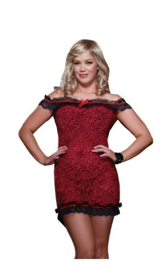 Red/black dreamgirl chemise queen size 75kg-115kg was £19.99