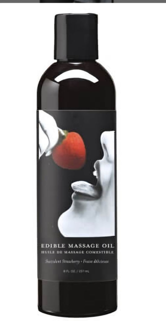 Strawberry edible massage oil 237ml was £19.99