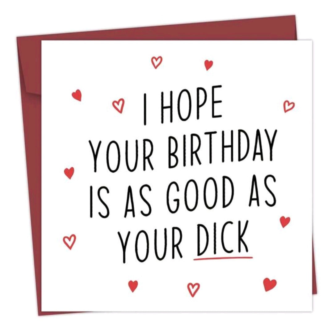 Funny birthday card