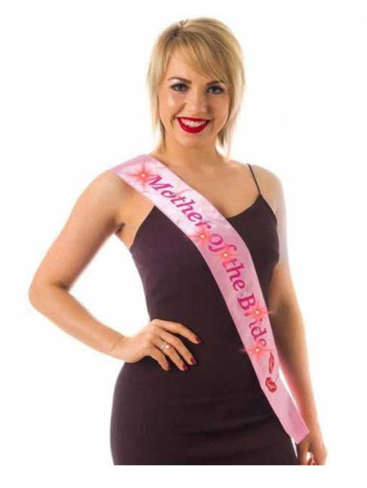 Flashing mother of the groom sash reduced was £3.99 now £1.99