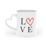 Mug with Heart shaped handle