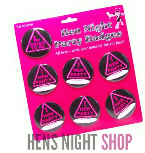 Hens Bachelorette Party pack of 7